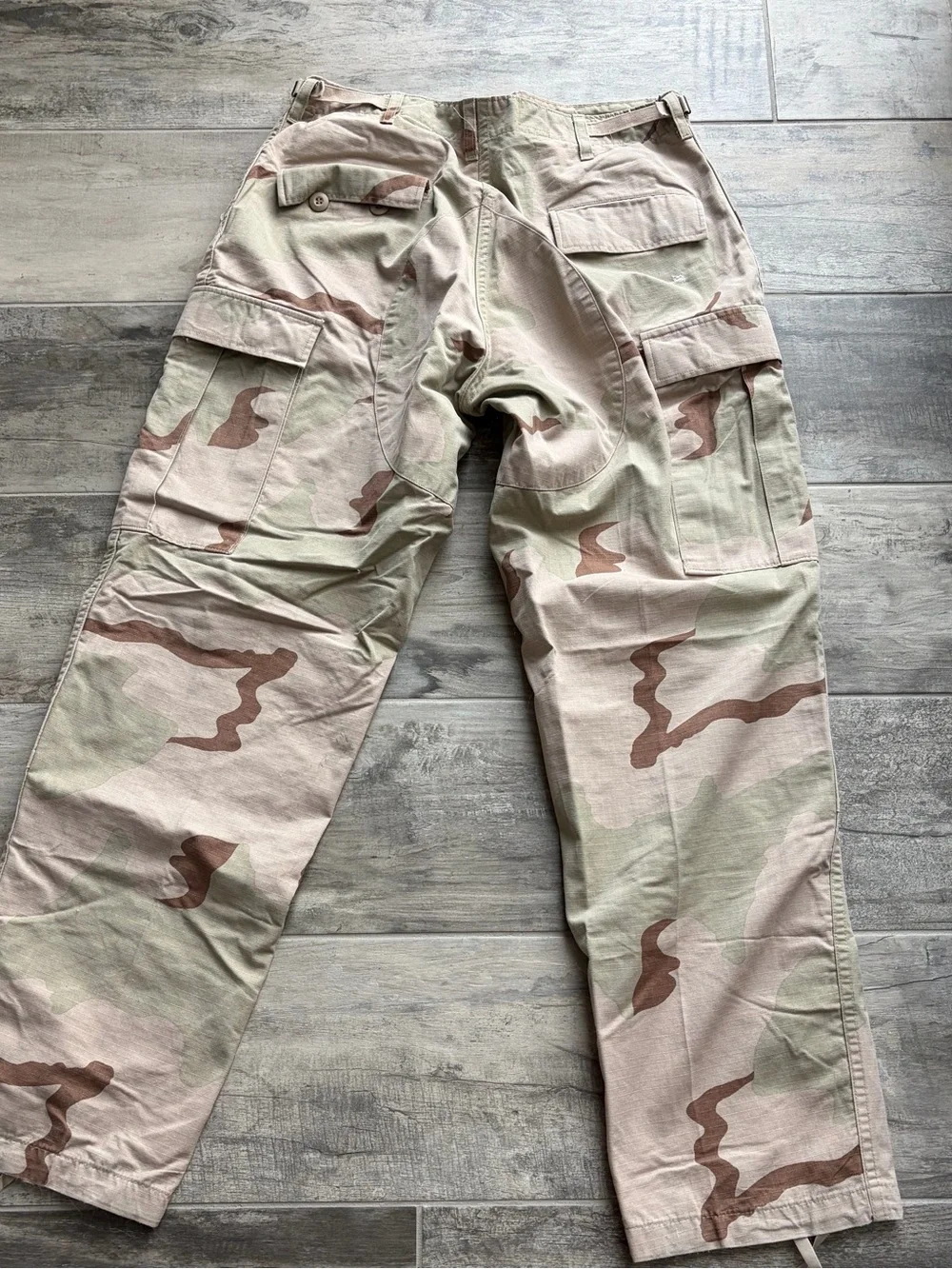 Men's Desert Camo Cargo Pants - Beige/Brown
